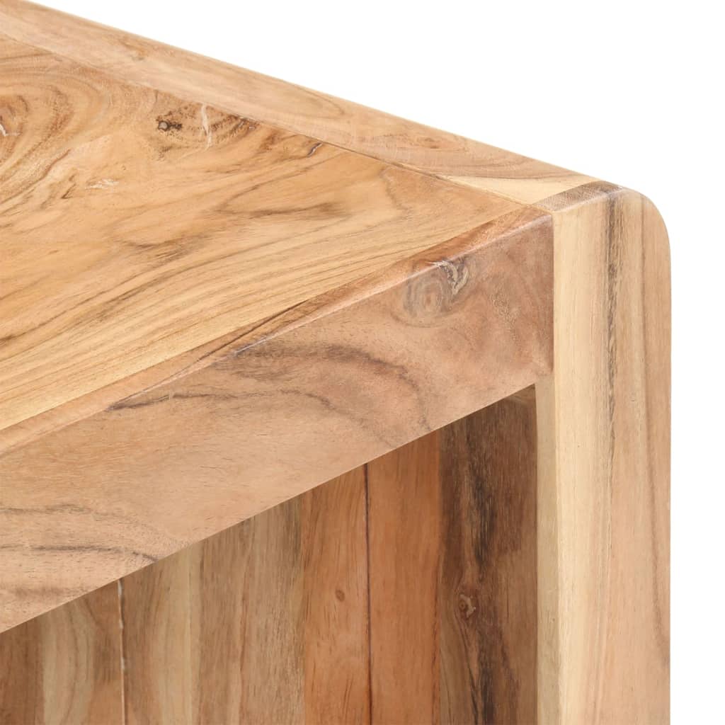 vidaXL Bank 110x38x46 cm Massivholz Akazie