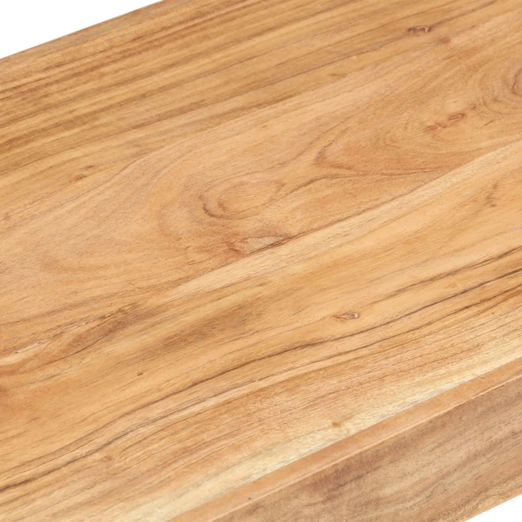 vidaXL Bank 110x38x46 cm Massivholz Akazie