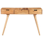 vidaXL Schminktisch mit Spiegel 112x45x76 cm Akazie Massivholz