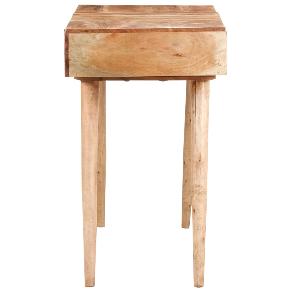 vidaXL Schminktisch mit Spiegel 112x45x76 cm Akazie Massivholz