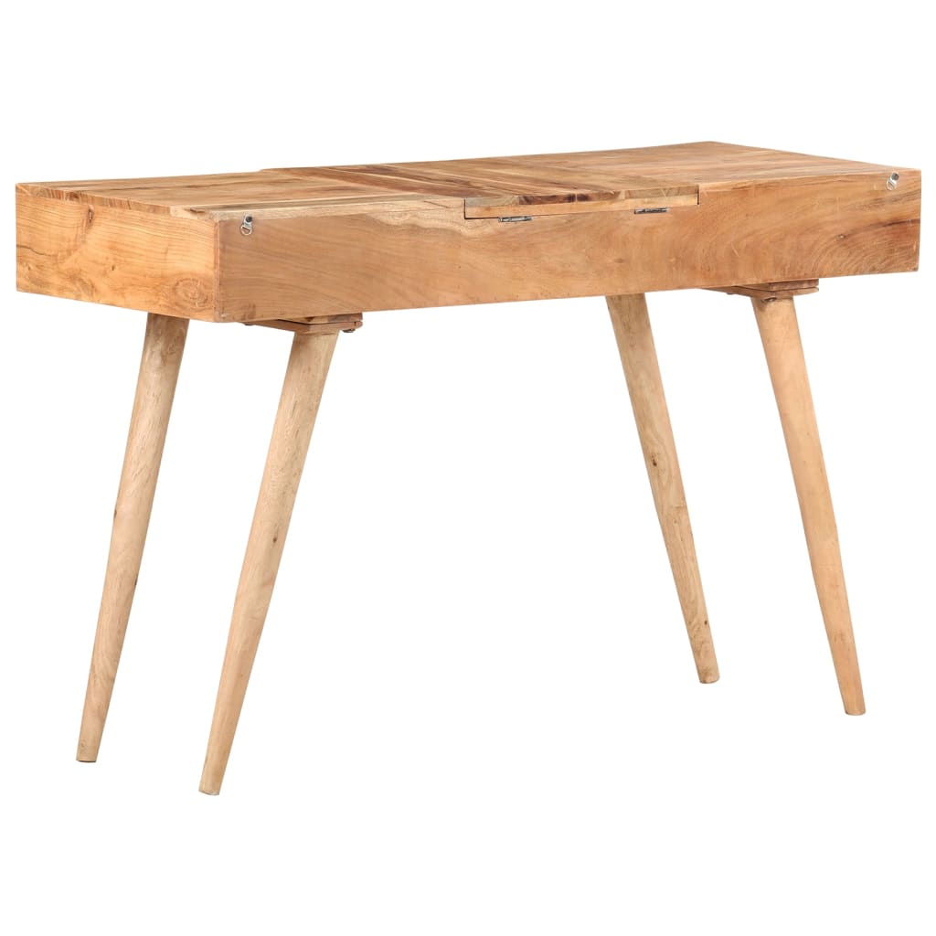 vidaXL Schminktisch mit Spiegel 112x45x76 cm Akazie Massivholz