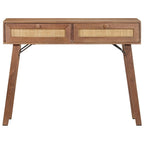 vidaXL Konsolentisch 100x35x76 cm Mango Massivholz