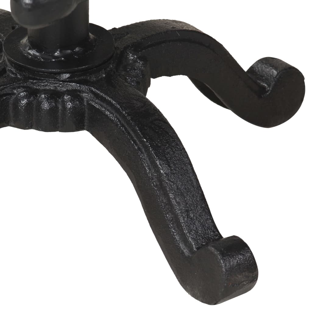 vidaXL Barhocker Schwarz Gusseisen