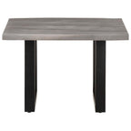 vidaXL Couchtisch mit Baumkanten 60x60x40 cm Massivholz Akazie