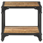vidaXL Couchtisch 40x40x36 cm Raues Mango-Massivholz