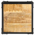 vidaXL Couchtisch 40x40x36 cm Raues Mango-Massivholz