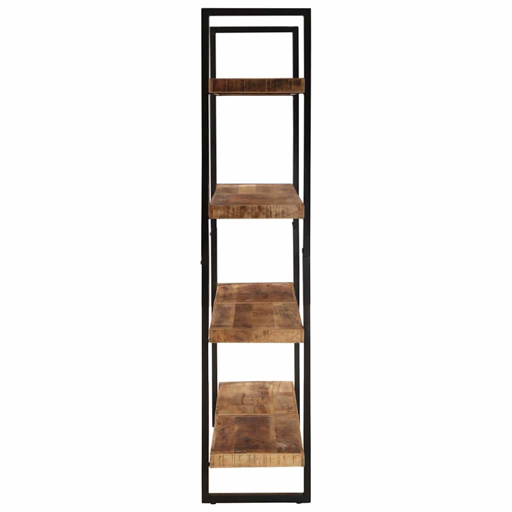 vidaXL Bücherregal mit 4 Böden 160x40x180 cm Raues Mangoholz