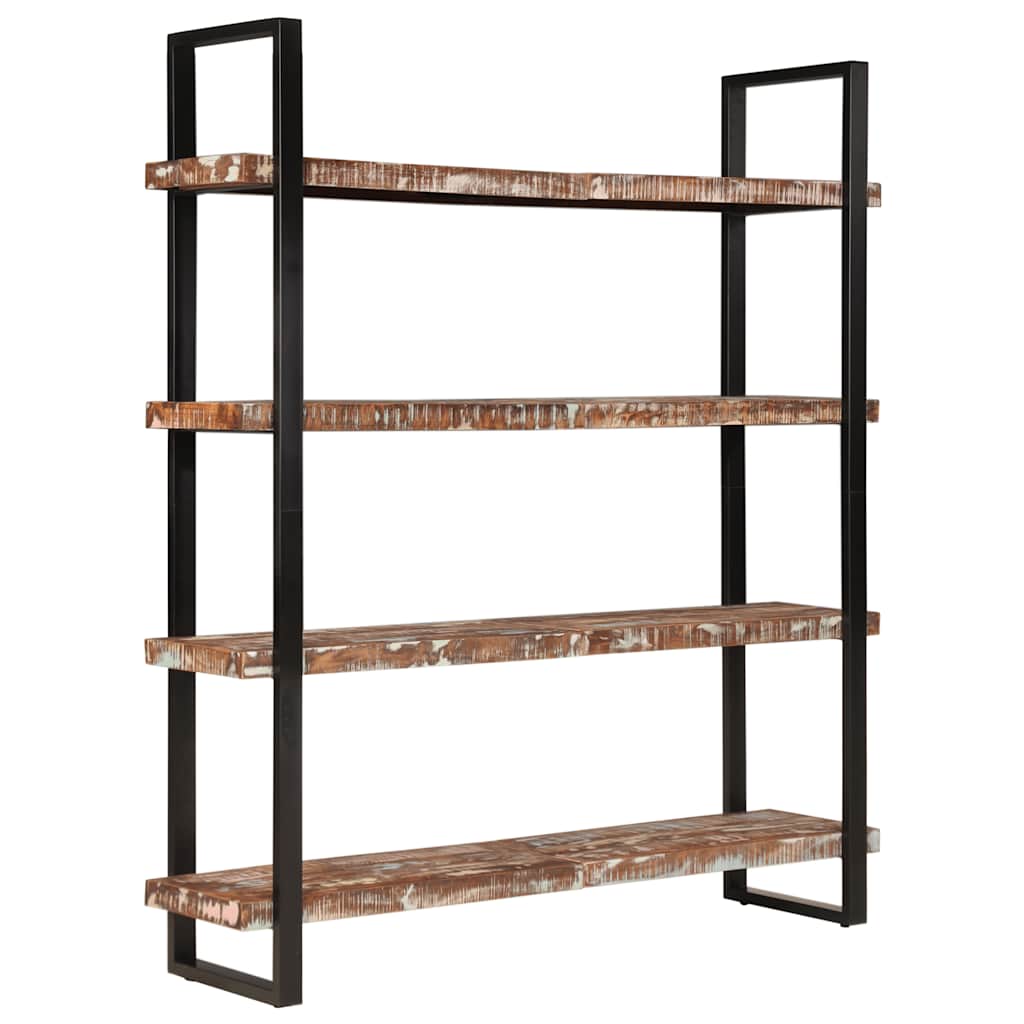 vidaXL Bücherregal mit 4 Böden 160x40x180 cm Altholz Massiv
