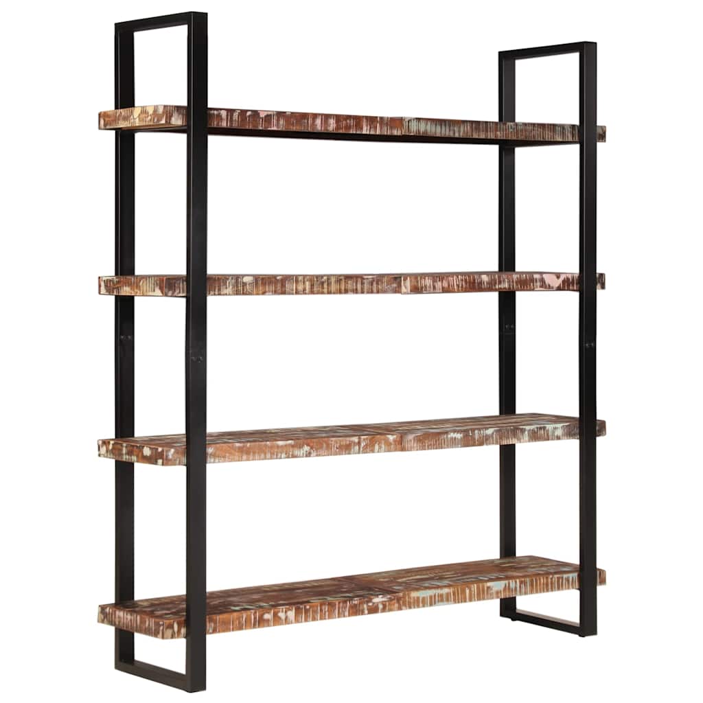 vidaXL Bücherregal mit 4 Böden 160x40x180 cm Altholz Massiv