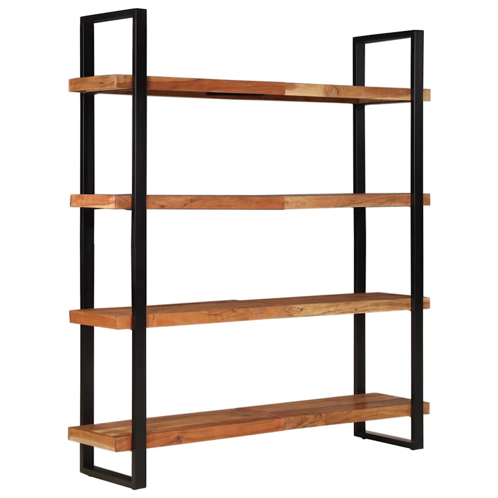 vidaXL Bücherregal mit 4 Böden 160x40x180 cm Akazie Massivholz