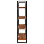vidaXL Bücherregal mit 4 Böden 160x40x180 cm Akazie Massivholz