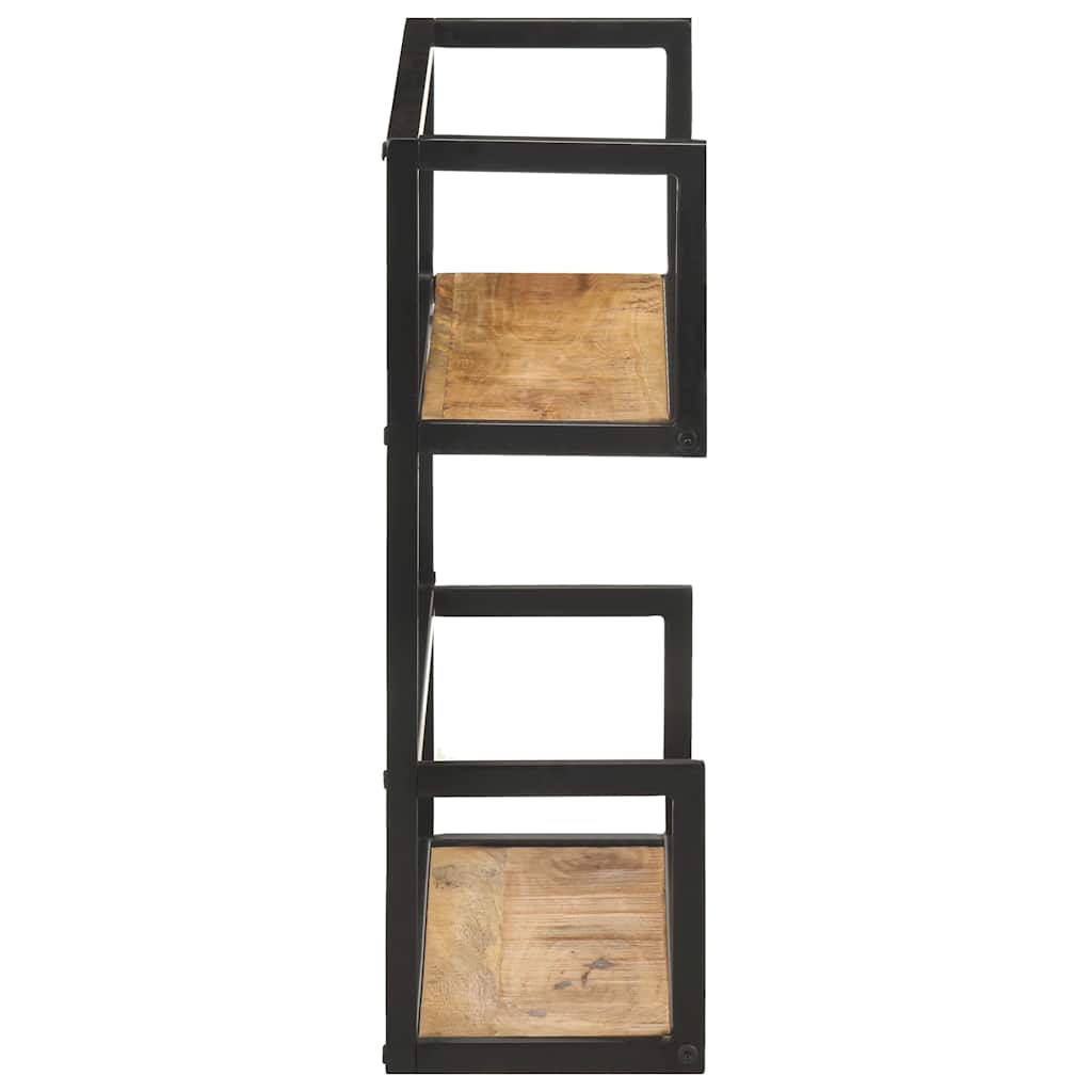 vidaXL Wandregal 80x20x60 cm Raues Mangoholz