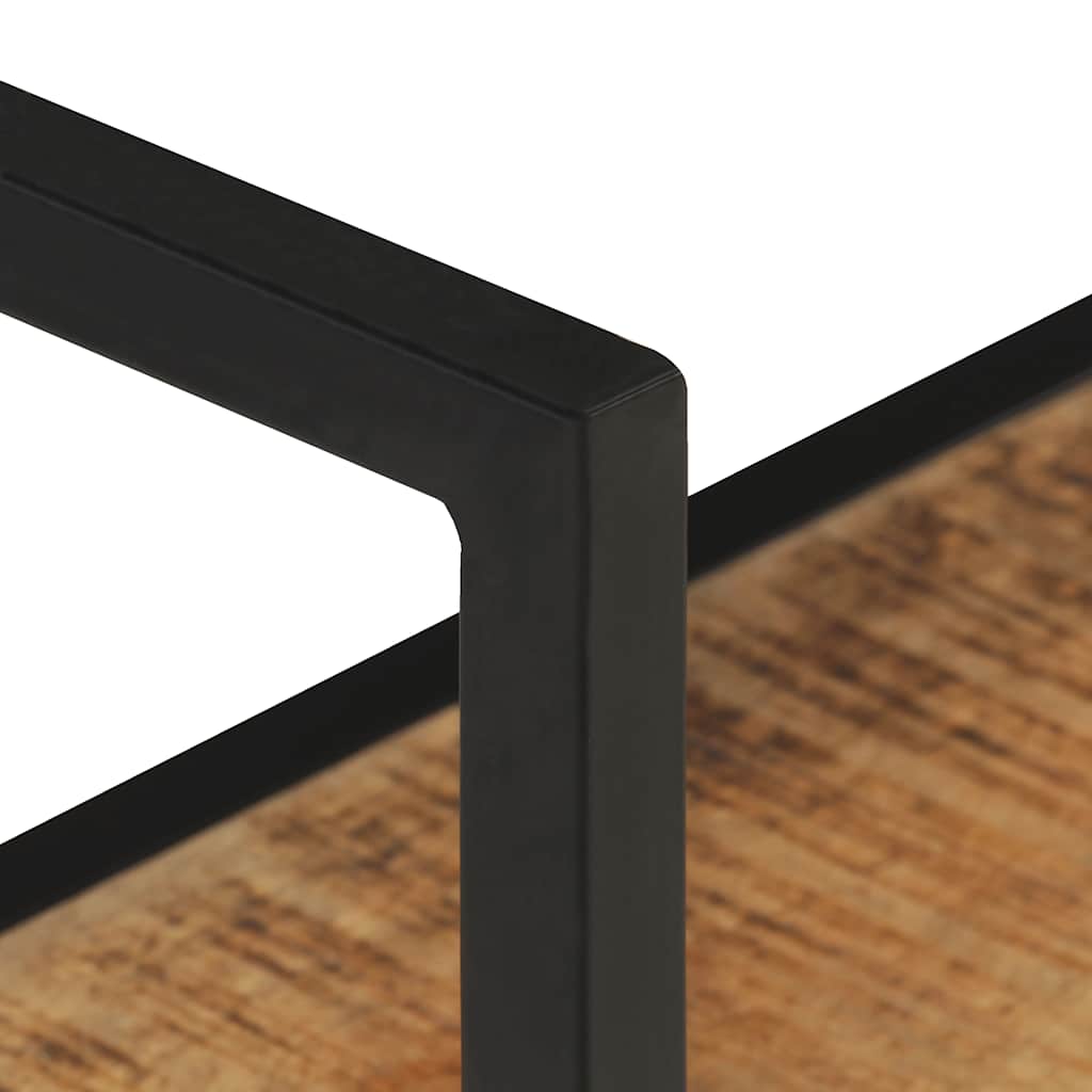 vidaXL Wandregal 80x20x60 cm Raues Mangoholz