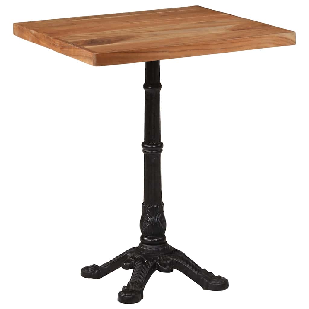vidaXL Bistrotisch 60x60x76 cm Akazie Massivholz