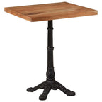 vidaXL Bistrotisch 60x60x76 cm Akazie Massivholz