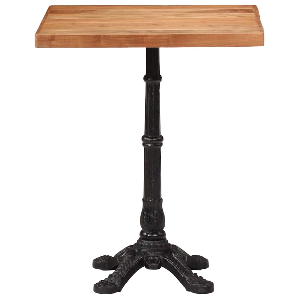 vidaXL Bistrotisch 60x60x76 cm Akazie Massivholz