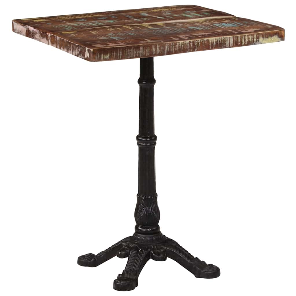 vidaXL Bistrotisch 60x60x76 cm Altholz Massiv
