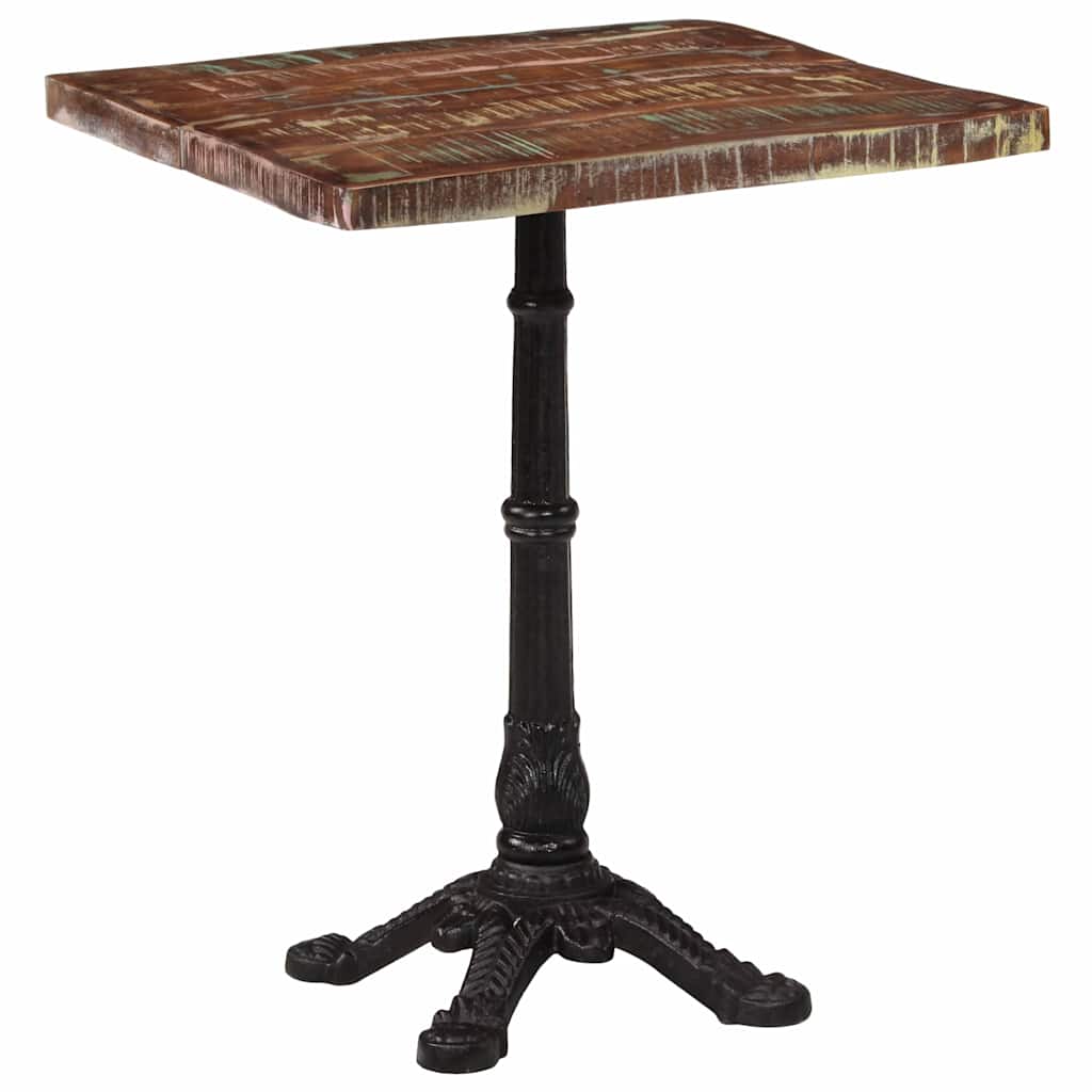 vidaXL Bistrotisch 60x60x76 cm Altholz Massiv