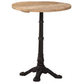 vidaXL Bistrotisch Ø60x76 cm Raues Mangoholz