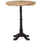 vidaXL Bistrotisch Ø60x76 cm Raues Mangoholz