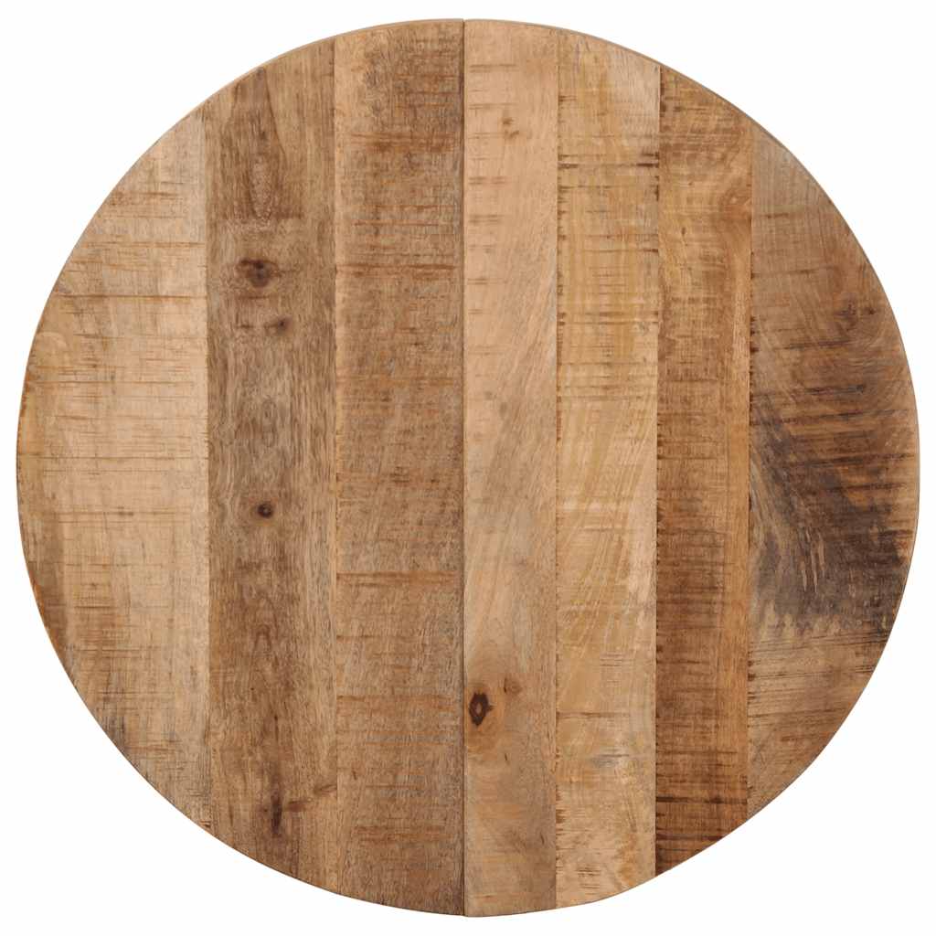 vidaXL Bistrotisch Ø60x76 cm Raues Mangoholz