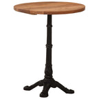 vidaXL Bistrotisch Ø60x76 cm Akazie Massivholz