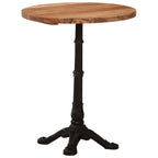 vidaXL Bistrotisch Ø60x76 cm Akazie Massivholz