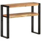vidaXL Konsolentisch 90x30x75 cm Massivholz Akazie