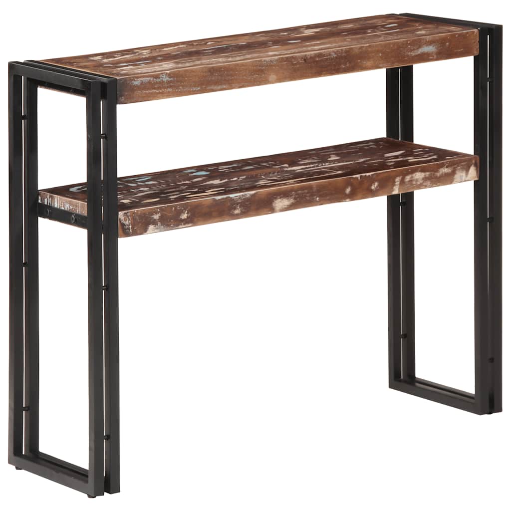 vidaXL Konsolentisch 90x30x75 cm Altholz Massiv