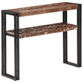 vidaXL Konsolentisch 90x30x75 cm Altholz Massiv