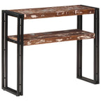 vidaXL Konsolentisch 90x30x75 cm Altholz Massiv