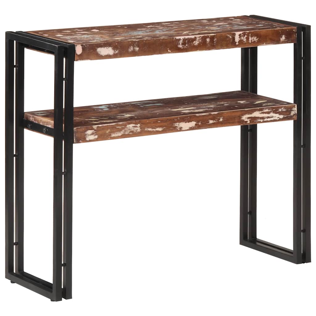 vidaXL Konsolentisch 90x30x75 cm Altholz Massiv