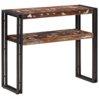 vidaXL Konsolentisch 90x30x75 cm Altholz Massiv