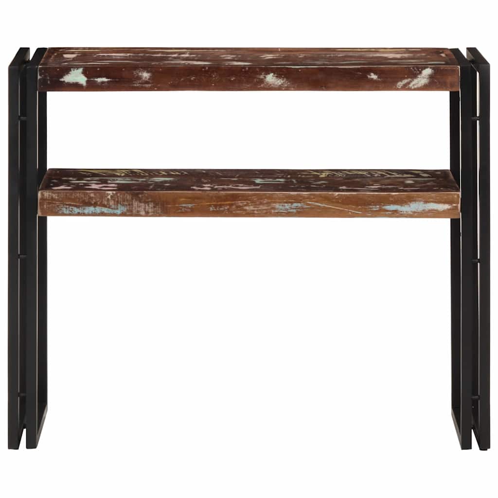 vidaXL Konsolentisch 90x30x75 cm Altholz Massiv