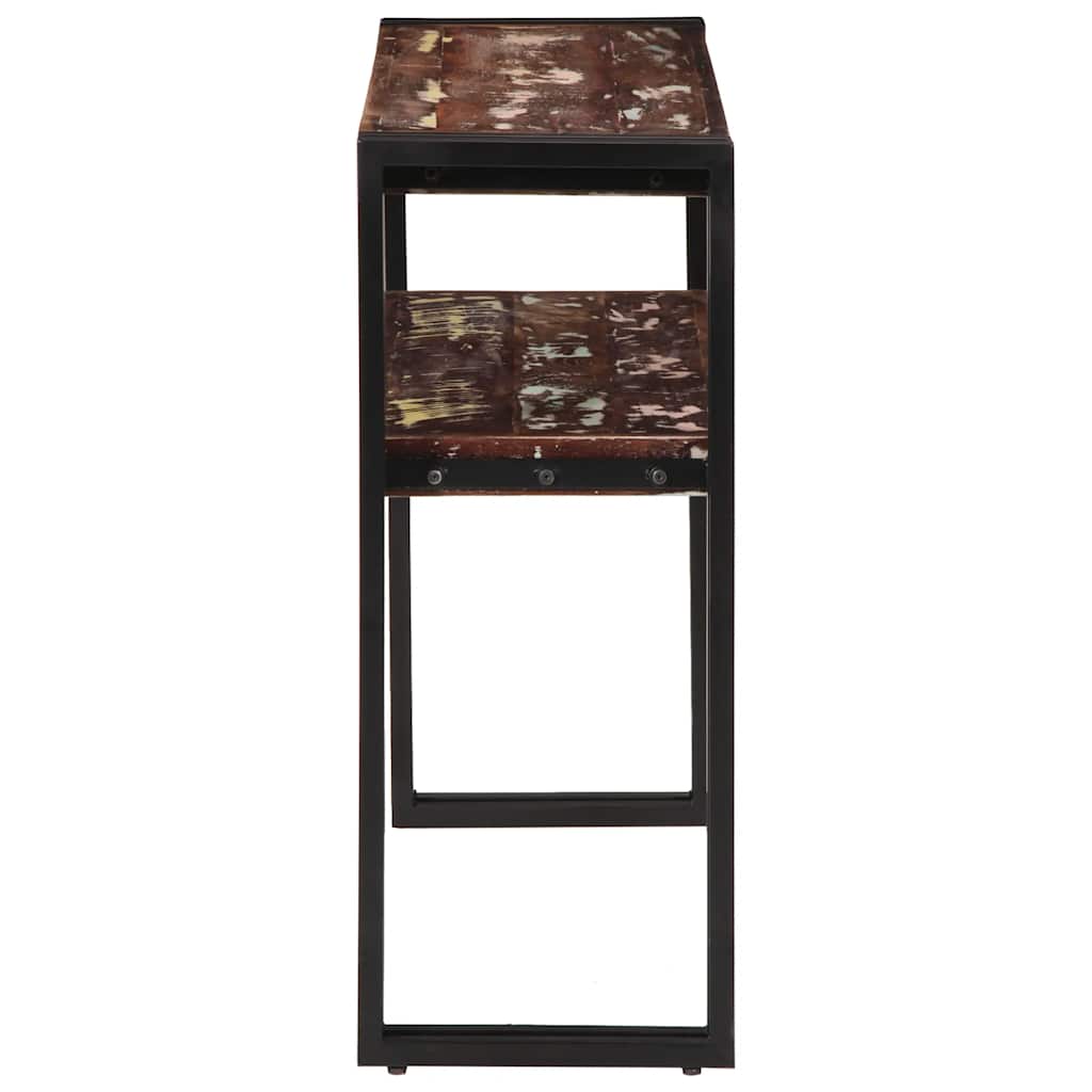 vidaXL Konsolentisch 90x30x75 cm Altholz Massiv