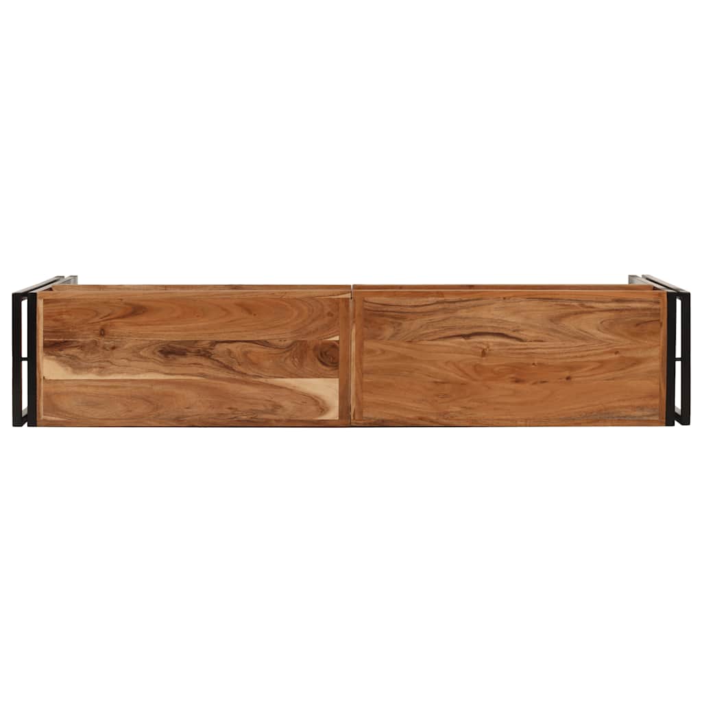vidaXL Konsolentisch 150x30x75 cm Akazie Massivholz