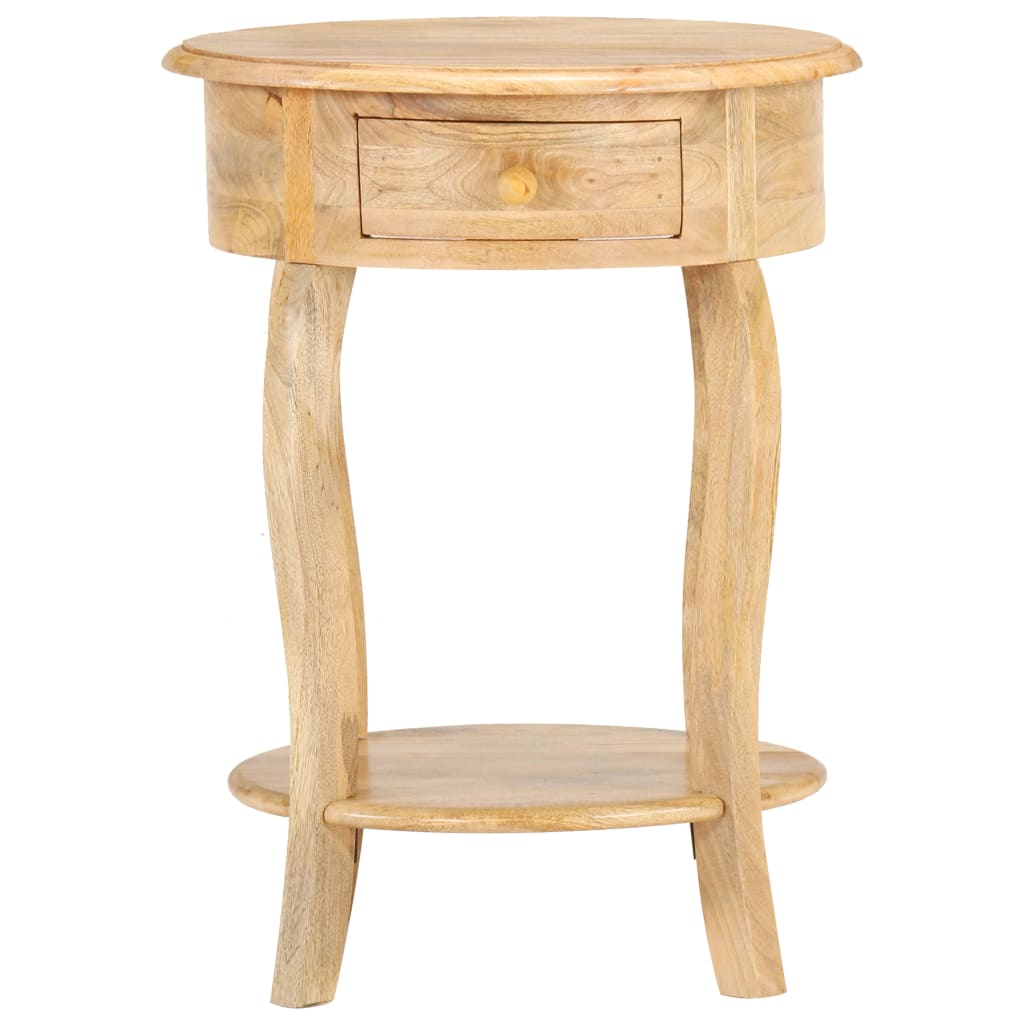 vidaXL Beistelltisch 37x37x61 cm Massivholz Mango