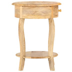 vidaXL Beistelltisch 37x37x61 cm Massivholz Mango