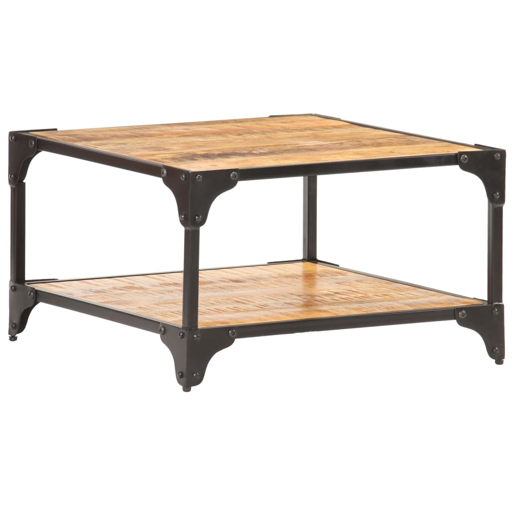 vidaXL Couchtisch 60x60x35 cm Massivholz Mango