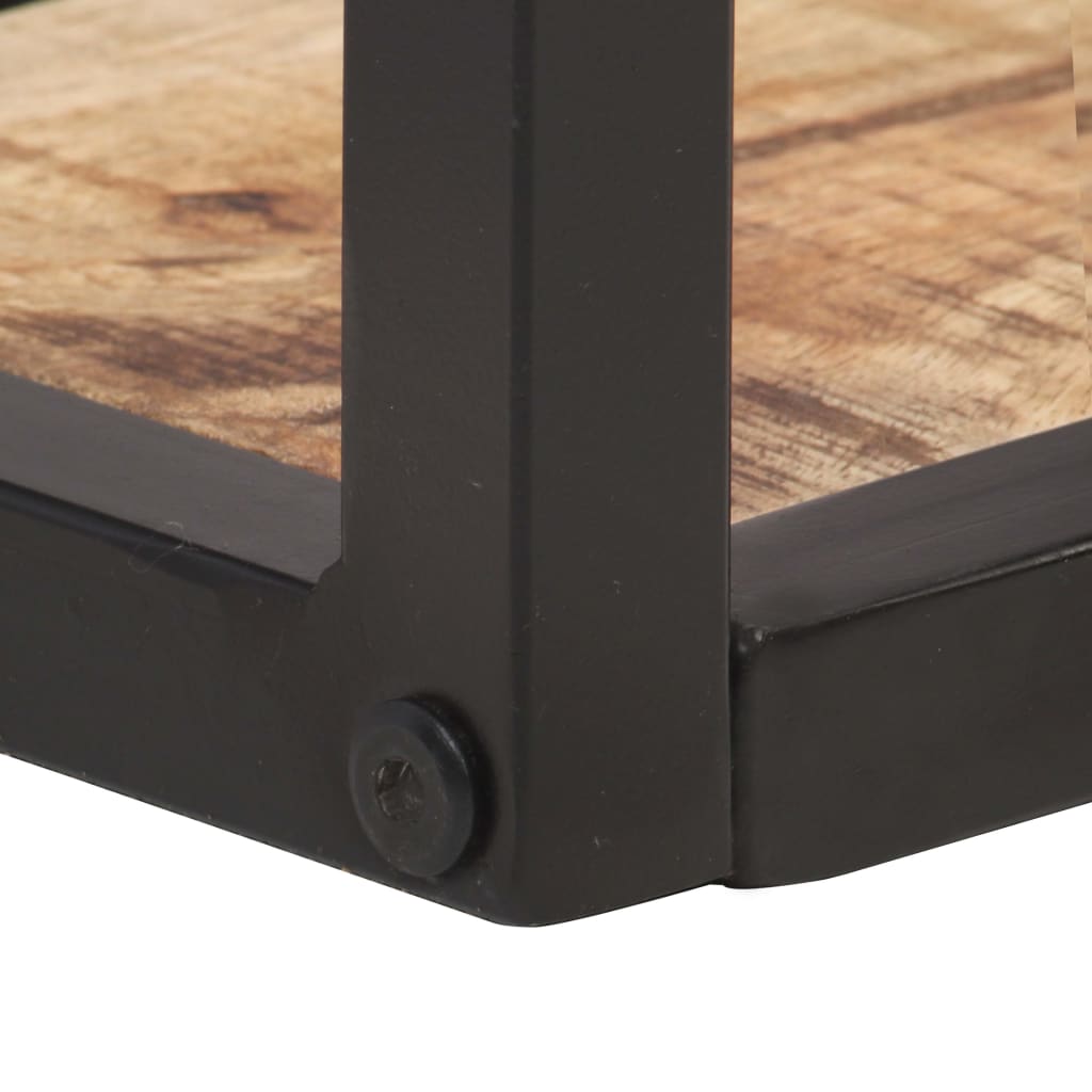 vidaXL Wandregale 2 Stk. 40 cm Raues Mangoholz