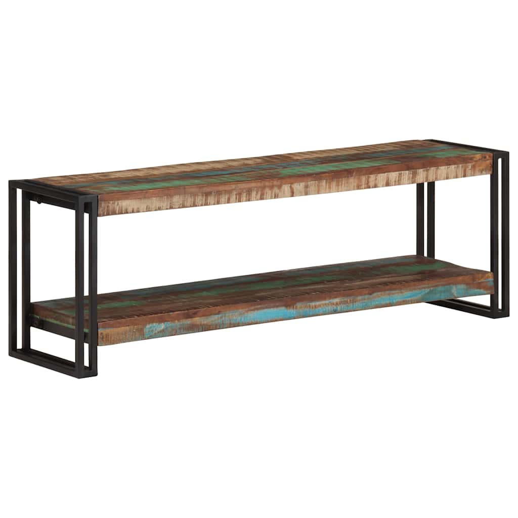 vidaXL TV-Schrank 120x30x40 cm Altholz Massiv