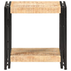 vidaXL Beistelltisch 40x30x40 cm Raues Mangoholz