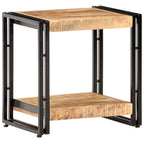 vidaXL Beistelltisch 40x30x40 cm Raues Mangoholz