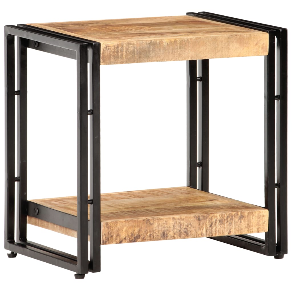 vidaXL Beistelltisch 40x30x40 cm Raues Mangoholz