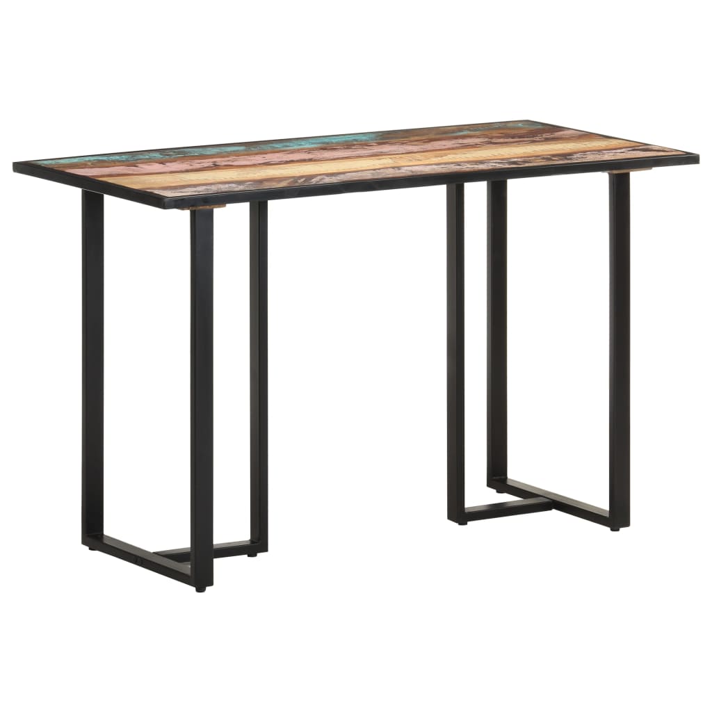 vidaXL Esstisch 120 cm Recyceltes Massivholz