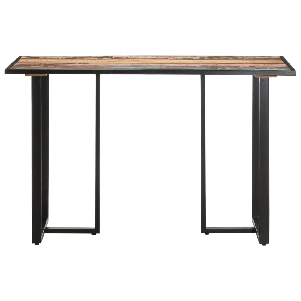 vidaXL Esstisch 120 cm Recyceltes Massivholz