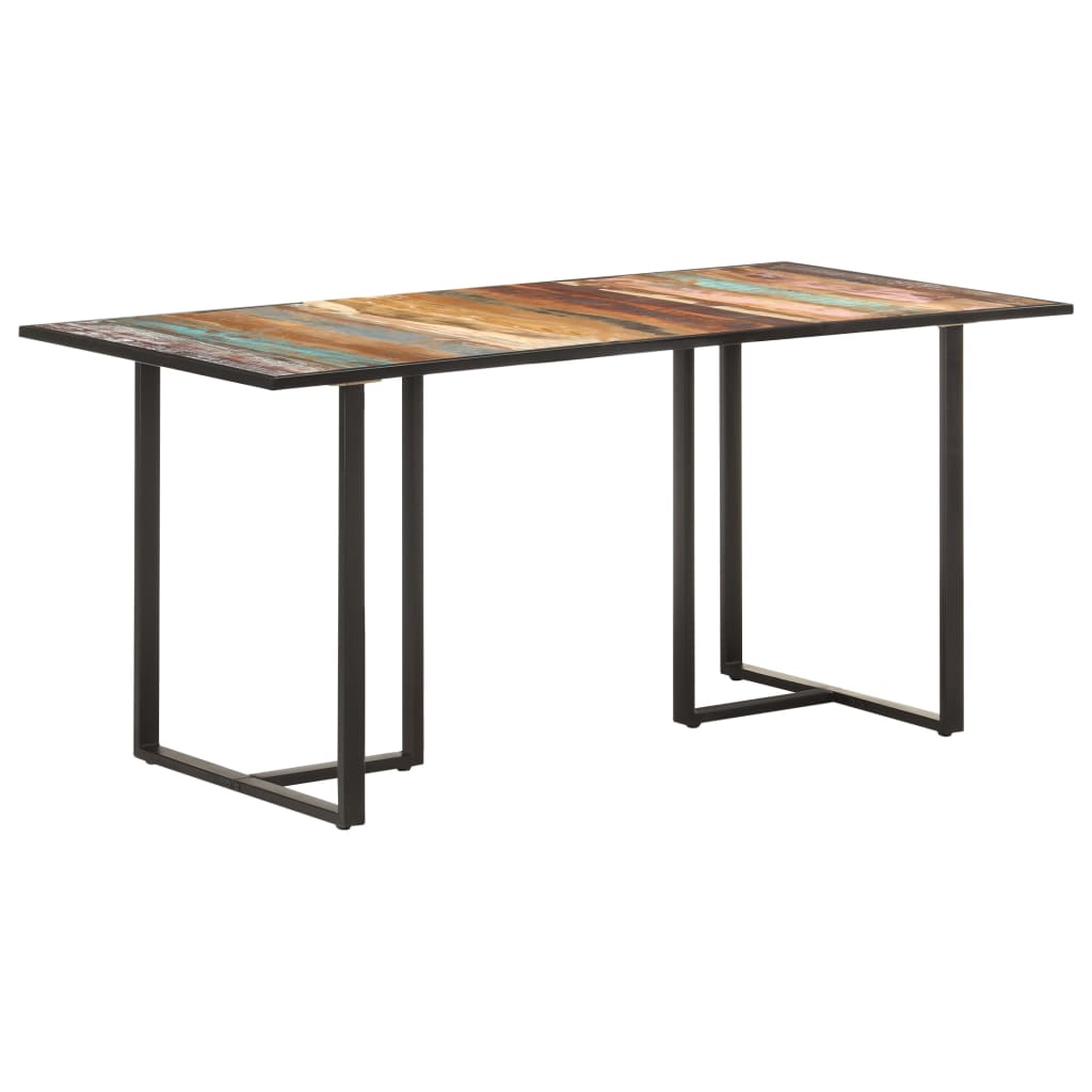 vidaXL Esstisch 80 cm Altholz Massiv