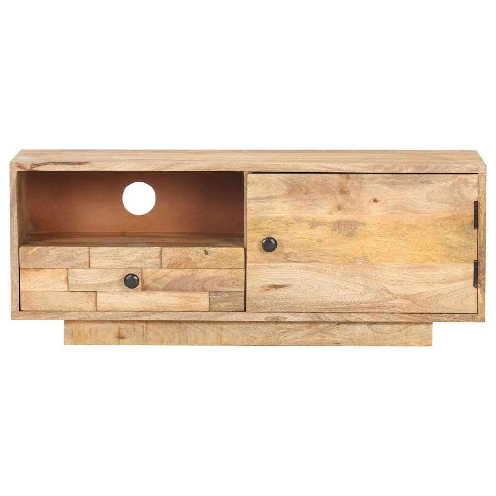 vidaXL TV-Schrank 90x30x35 cm Mango Massivholz