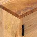 vidaXL Sideboard 116x35x75 cm Massivholz Mango