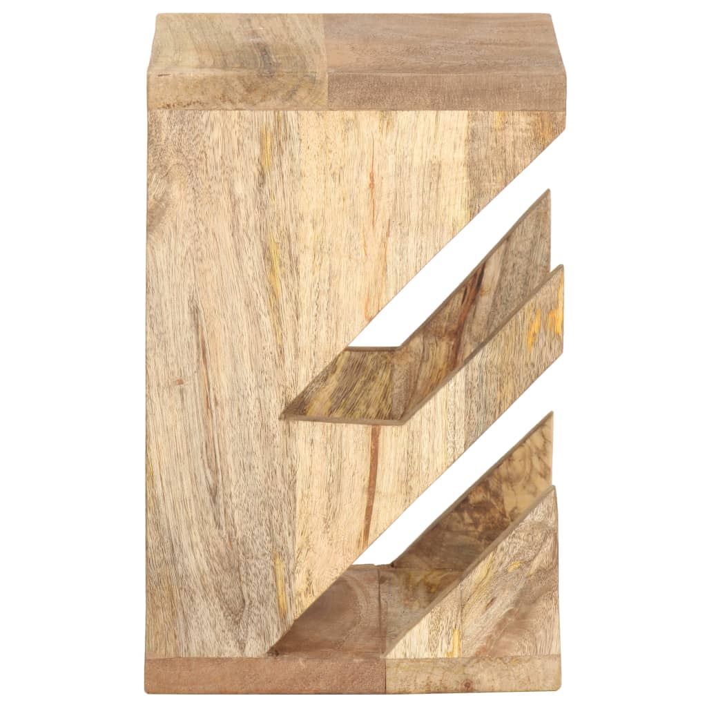 vidaXL Skateboard Wandhalter 25x20x30 cm Mango Massivholz